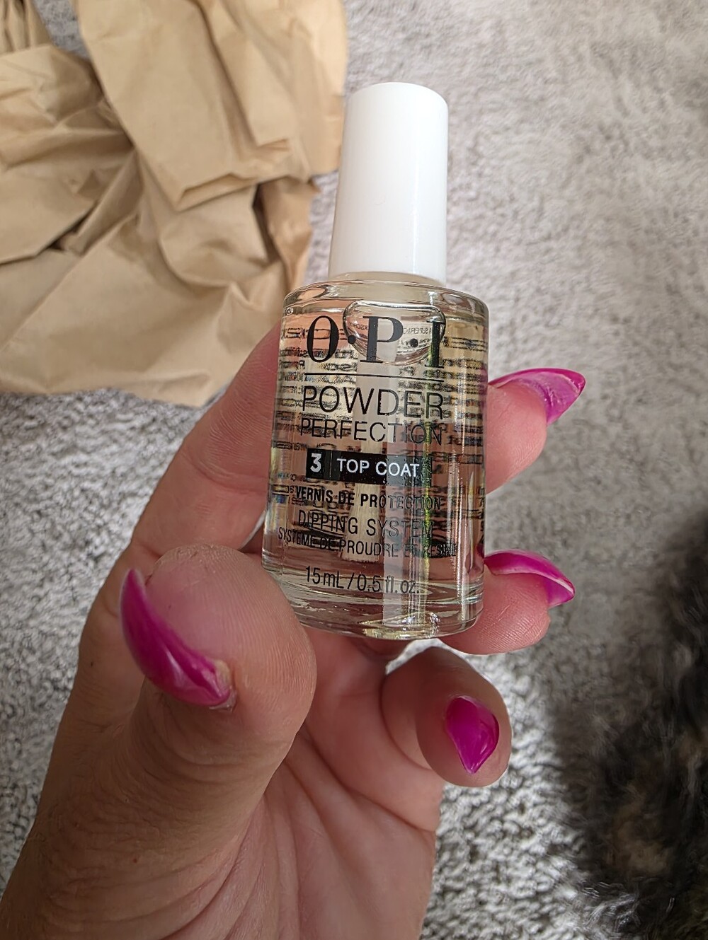 OPI Powder Perfection Top Coat - Clear - Picture 2 of 2